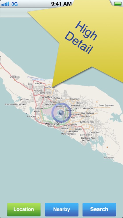 Curacao No.1 Offline Map