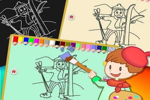 ABC Colouring Book 14 - Painting for the scences in four seasons screenshot 4