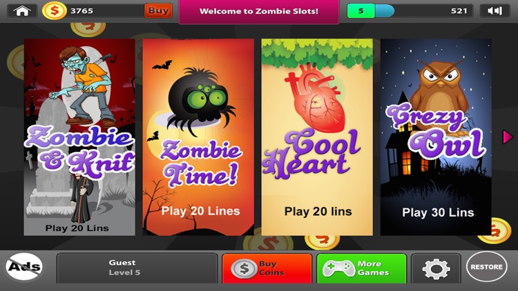 Zombie Slots - Las Vegas 777 Casino Game