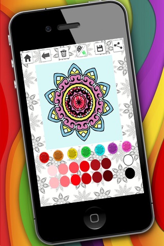 Mandalas coloring pages for adults - Premium screenshot 2