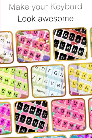 Custom Keyboard Pastel : Cute Color & Wallpaper Themes screenshot 3