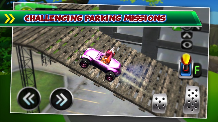 Goat Driving Car Parking Simulator - 3D Sim Racing & Dog Run Park Games!