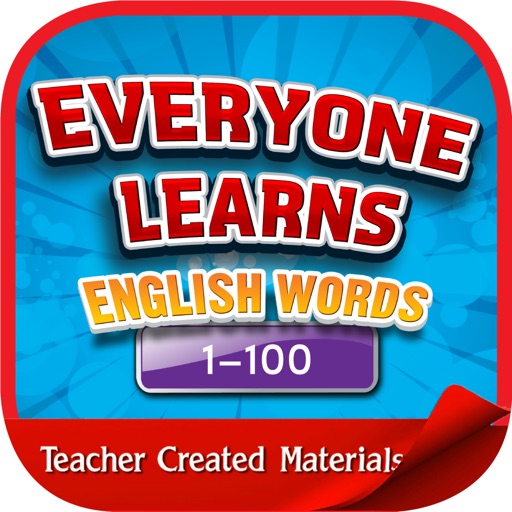 English Words 1-100: Everyone Learns iOS App