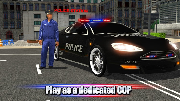 Crime Town Police Car Driver