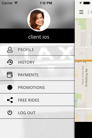 HORUS TAXI LLC USER iOS APP screenshot 4