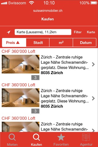 Suisse Immo screenshot 2