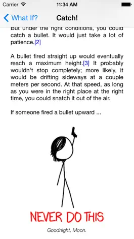 Game screenshot XKCD: What If? Reader hack