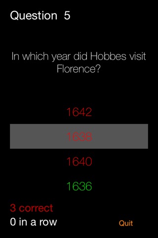 Great Philosophers Quiz - Thomas Hobbes screenshot 3