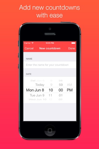 Countdown Timer App 2 screenshot 3
