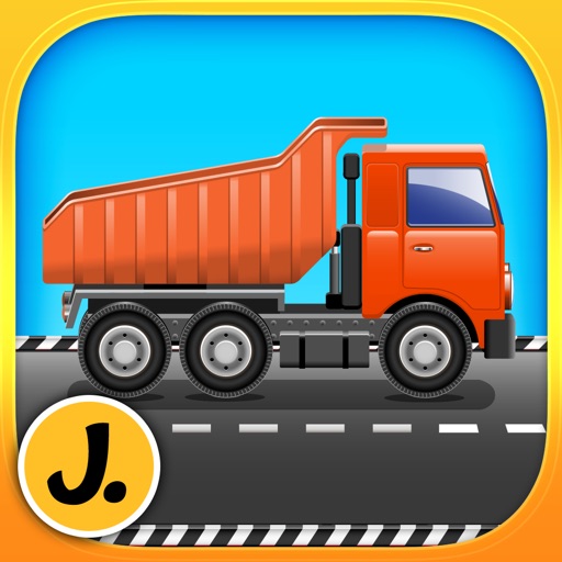 Construction and Transport Vehicles - puzzle game for little boys and preschool kids - Free icon