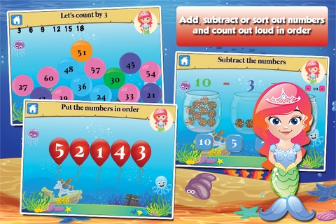 Mermaid Princess Grade 1 Games screenshot 2