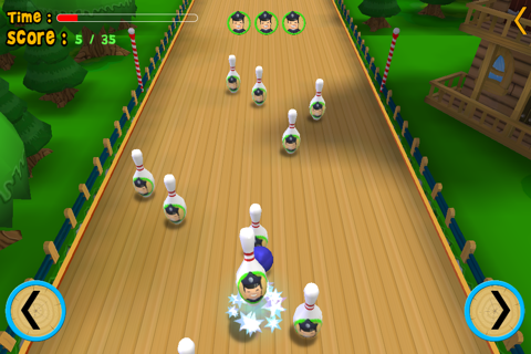 cats bowling for children - free game screenshot 2