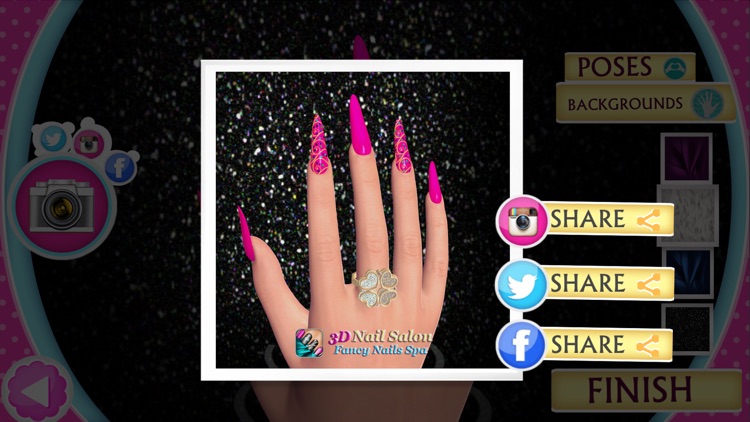 3D Nail Salon: Fancy Nails Spa Game for Girls to Make Cute Nail Designs screenshot-4