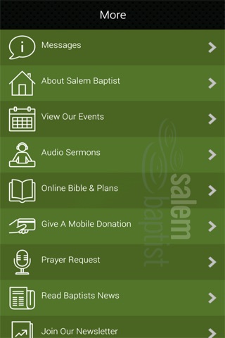 Salem Baptist Church screenshot 2