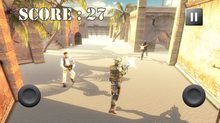 Army Gun Battle - Desert War Free screenshot-3