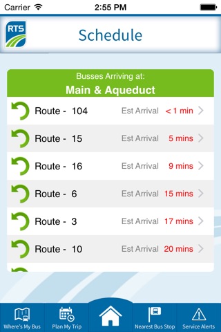 RIT Bus App screenshot 2