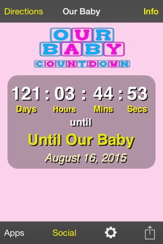 Our Baby Countdown screenshot 3