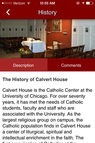 Calvert House Catholic Center - University of Chicago screenshot 2