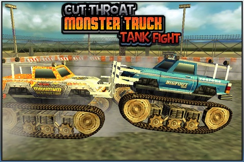 Cut-Throt Monster Truck Tank Fight screenshot 4