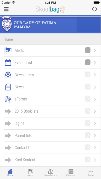 Our Lady Of Fatima Palmyra - Skoolbag