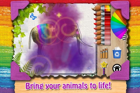 Paint My Zoo - Magic 3D Animal and Dinosaur Coloring screenshot 3