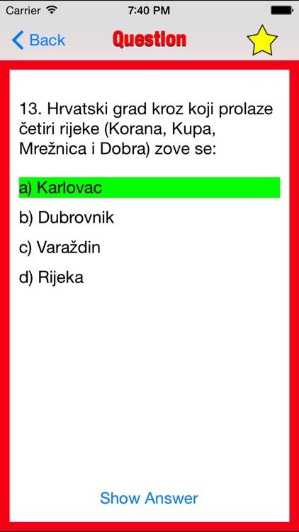 Croatian Citizenship Test screenshot-3