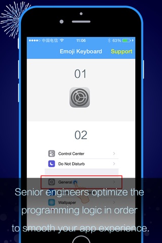 Emoticon Keypad - An emoticon IME that can embed in iOS8 system screenshot 4