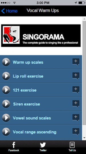 Singorama Vocal Warm Ups(圖2)-速報App