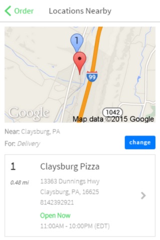 Claysburg Pizza screenshot 2