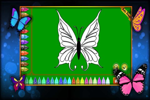 Coloring Book Butterfly screenshot 2
