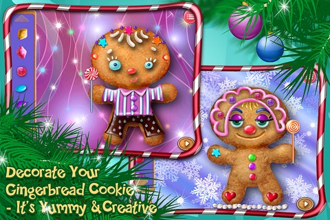 Gingerbread Dress Up - Decorate Your Christmas Cookie screenshot 2