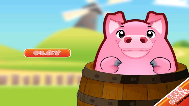 Happy Fat Pig Farm - Barrel Guessing Game- Free