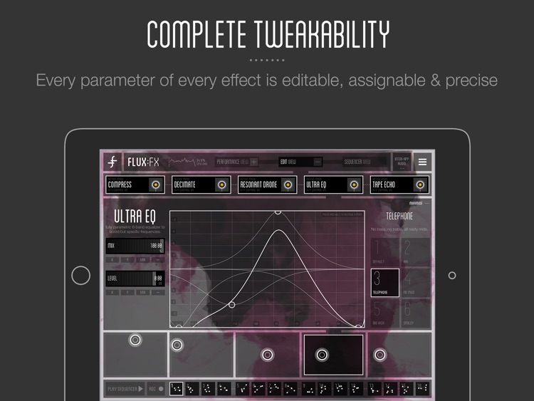 FLUX:FX by Adrian Belew - the professional audio multi-effects app screenshot-3
