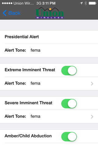 Union Wireless CMAS App screenshot 3