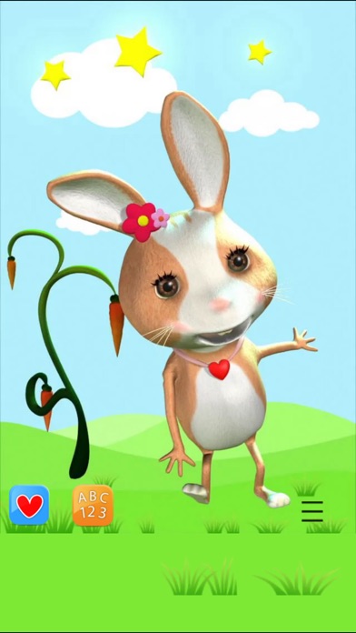 Talking Rabbit Toddler Game screenshot 2