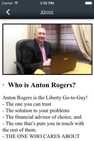 Anton Rogers Financial Advisor screenshot 2