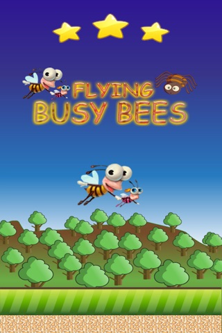Flying busy bees - a fun free family game for kids nono screenshot 2