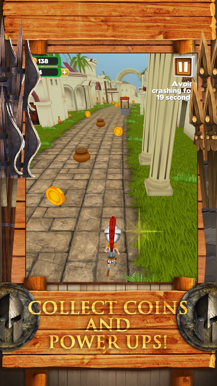 3D Roman Gladiator Run Impossible Infinite Runner Adventure Game FREE