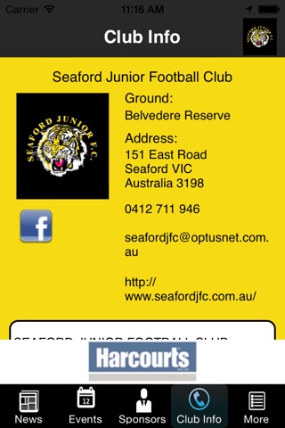 Seaford Junior Football Club screenshot 2