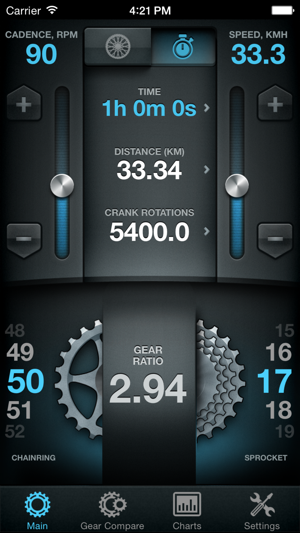 ‎Bike Gear Calculator - Bike Gears, Cycling Gear Calculator, Bicycle Gear Calculator Screenshot