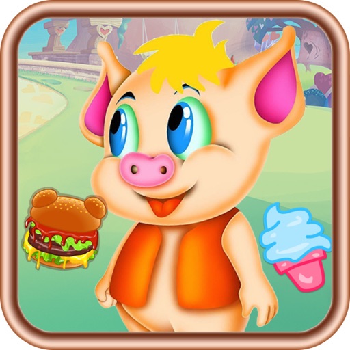 猪猪美食街,儿童游戏 icon