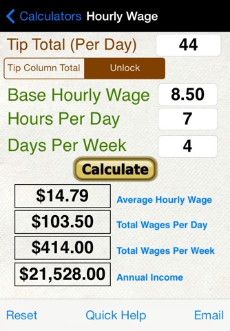 Salary, Income, Annual Income, Money Collection, Percentages, Averages, & Distances Calculators screenshot 3