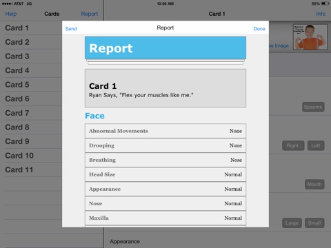 Oral-Peripheral Examination screenshot 2