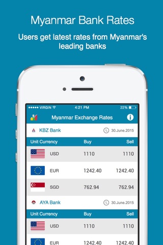 Myanmar Exchange Rates screenshot 3