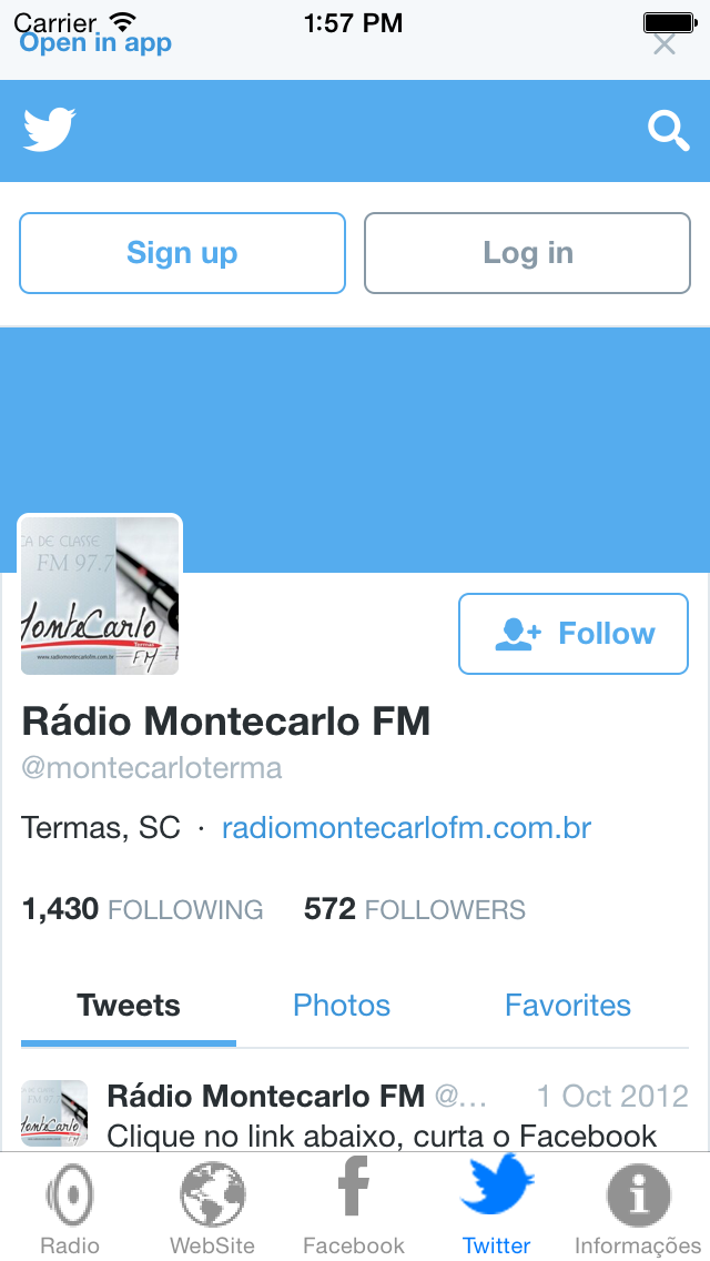 Rádio Montecarlo FM Termas