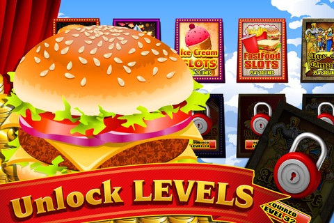 Unlimited Burger Madness Dash of the House King of Spicy Casino Vegas Slots Saga screenshot 3