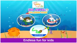 Game screenshot Tabbydo Sea animals color book Free - Underwater sea animals coloring game for kids, toddlers and preschoolers mod apk