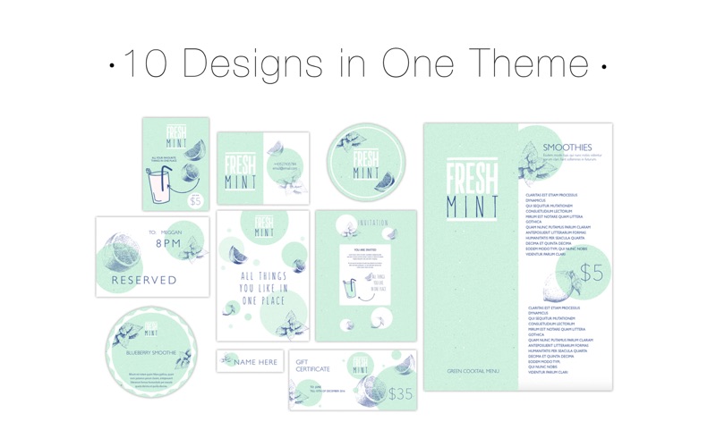 Suite for Restaurant Identity for MS Office &amp; Mail thumbnail 3