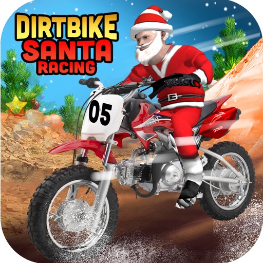 Dirt Bike Santa Racing icon