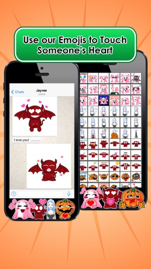 Emoji Kingdom 15  免費南瓜萬聖節動態表情符號支持  iOS 8(圖5)-速報App